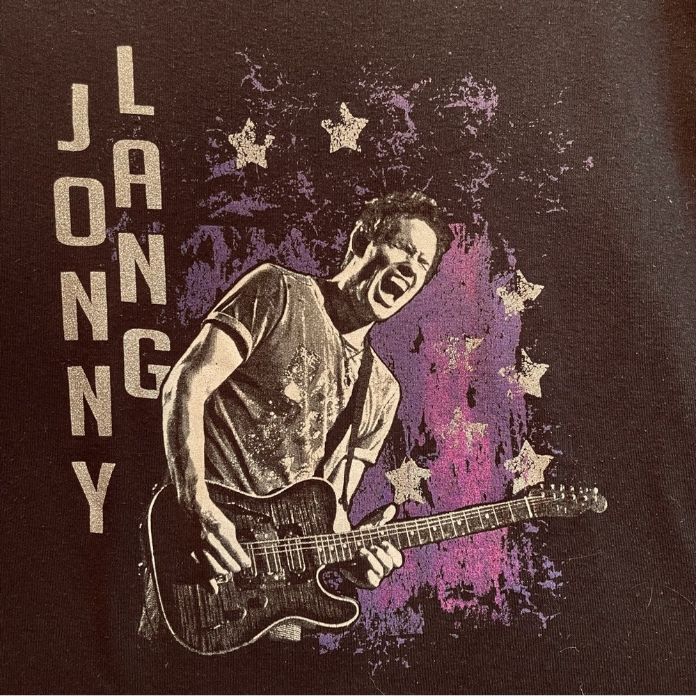 Women's Jonny Lang Concert Tour Shirt with Glitter, M